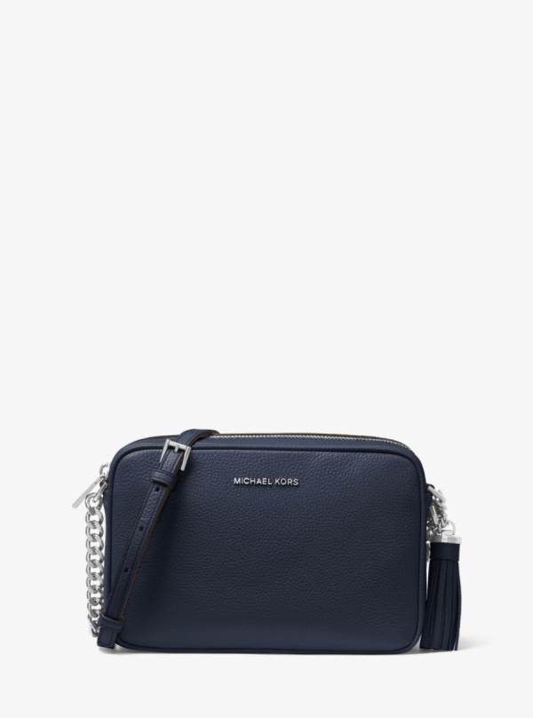 Damske Crossbody Kabelka Michael Kors Ginny Leather Indigo - Kabelky Michael Kors Slevy | UQHGO-0523